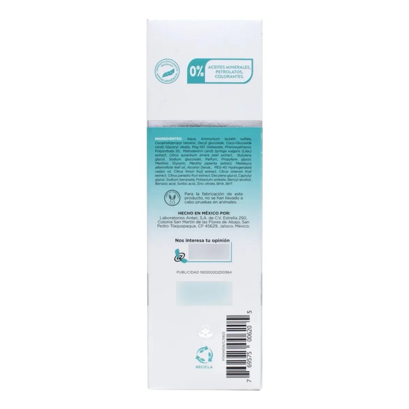 Ash Shampoo Facial Control De Grasa 200ml 15+ Normal A