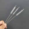 Stainless Steel Straw Cleaning Brush 23cm Crevice Brush 32ea