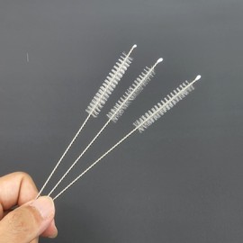 Stainless Steel Straw Cleaning Brush 23cm Crevice Brush 32ea