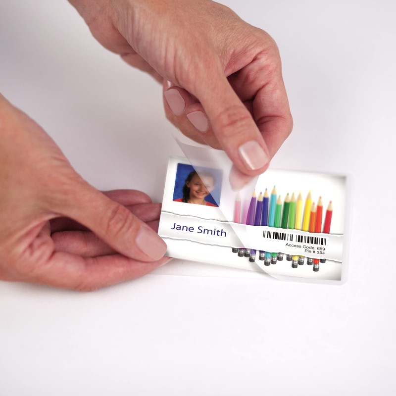 Fellowes Capture 65x95mm 125 Micron Glossy Laminating Pouches (Pack of