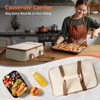 MIAOJIE Insulated Casserole Carrier for Hot or Cold Food,Pie Carrier
