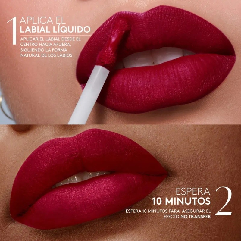 Labial Hidracolor Mate No Transfer Esika Indeleble