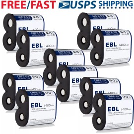 EBL CR-P2 Photo Power 6V Battery CRP2 DL223A EL223A 6-Volt Lithium Batteries lot - 10x 1400mAh CRP2 Batteries
