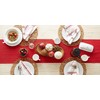 DII Variegated Tabletop Collection, Table Runner3x72, Tango Red