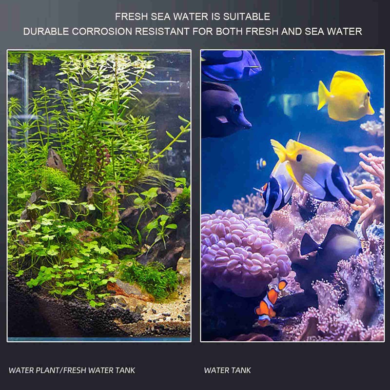 Aquarium Heater Adjustable IPX8 Waterproof Submersible Thermostat Heater with Suction