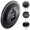 FISHTEC Wall Clock Modern Design - Silent Wall Clock without