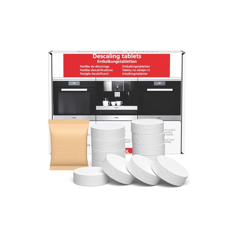 12 Coffee Machine Descaling Tablets for Miele and More