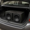 Q Power 12 Inch Dual Subwoofer Box, High-Performance Vented Speaker