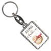 speecheese Chick Keyring with Saying Everyday Heroine Gift Chicken Duck
