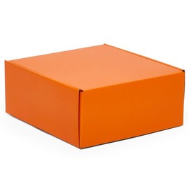 Corrugated Tuck Top Box - Orange - 16" x 11-1/8" x 6-3/8" - Case of 10
