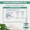 Berberina Hcl 100 Cápsulas Naíma Soporte Metabólico Digestivo Gluten