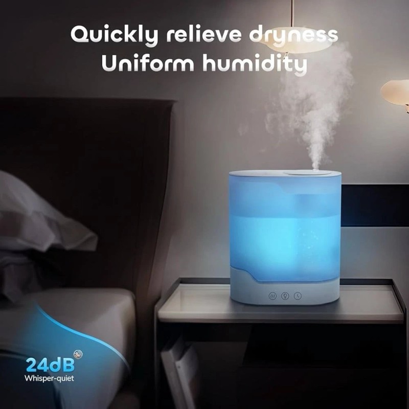 Yogin Humidifiers for Bedroom, 3L Ultrasonic Cool Mist Humidifiers for