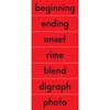 Really Good Stuff Blends and Digraphs Pocket Chart Tent and