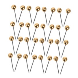 Operitacx 1 Satz Ball-reißzwecke Stecknadeln Reißzwecken Für Holz Reißnägel Aus Metall Zubehör Für Korkplatten Reißnägel Für Korkplatten Reißzwecken Für Das Büro Stahl Golden 500 Stück