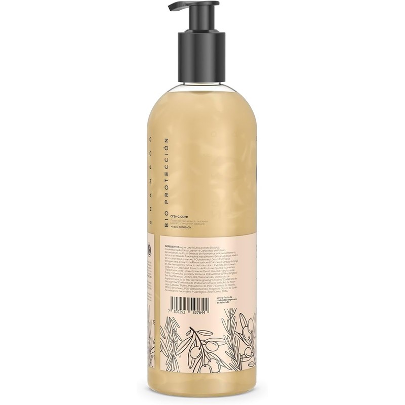 Shampoo Cre-C Bio Protección 1L Fortalece, Protege y Revitaliza el