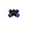 Cross Connector X-Hose Connector for Pneumatic Hose 10 mm, 4-Way