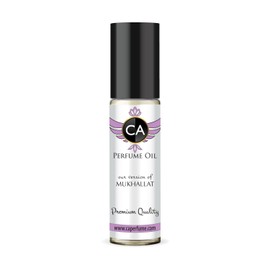 CA Perfume Impression of Mukhallat For Women & Men Replica Fragrance Body Oil Dupes Alcohol-Free Essential Aromatherapy Sample Travel Size Concentrated Long Lasting Attar Roll-On 0.3 Fl Oz/10ml