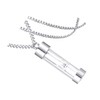 TOVINANNA Glass Urn Pendant Necklace with Sand Clock Design Memorial