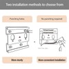 AIMALL Retractable Clothesline, 3.54in Invisible Wall Mounted Double Rope Dryer,