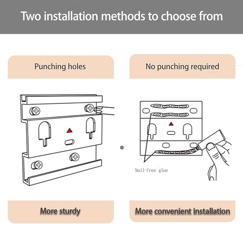 AIMALL Retractable Clothesline, 3.54in Invisible Wall Mounted Double Rope Dryer,