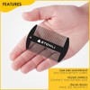 Metal Beard & Moustache Comb for Men