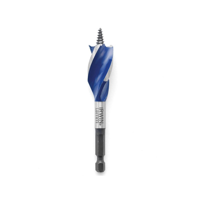 IRWIN 1921930 6X Blue Groove Stubby Wood Bit 14 mm