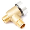 Dusledel Upgraded 571-VAC-CHK-A Brass RV Vacuum Breaker Check Valve, 571