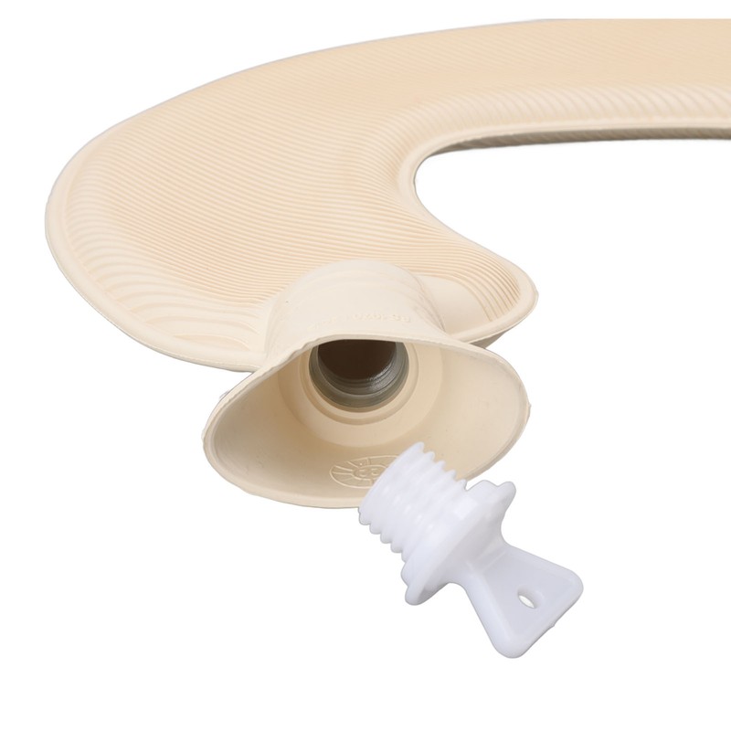 U Shaped Neck Hot Water Bag Double Knitted Insulation Rubber