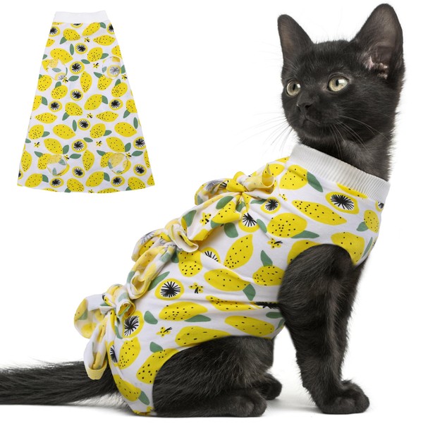 PUMYPOREITY Cat Recovery Suit After Surgery, Cat Onesie for Cats