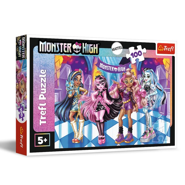 Trefl 16505 Monster High, Terrible Friends, 100 Elements Colourful Puzzle