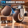 4-Pack Furniture Caster Wheels for Small Tables & Cabinets –