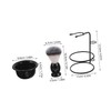 NOLITOY Complete Men's Shaving Kit Shaving Brush Bowl Set Stand