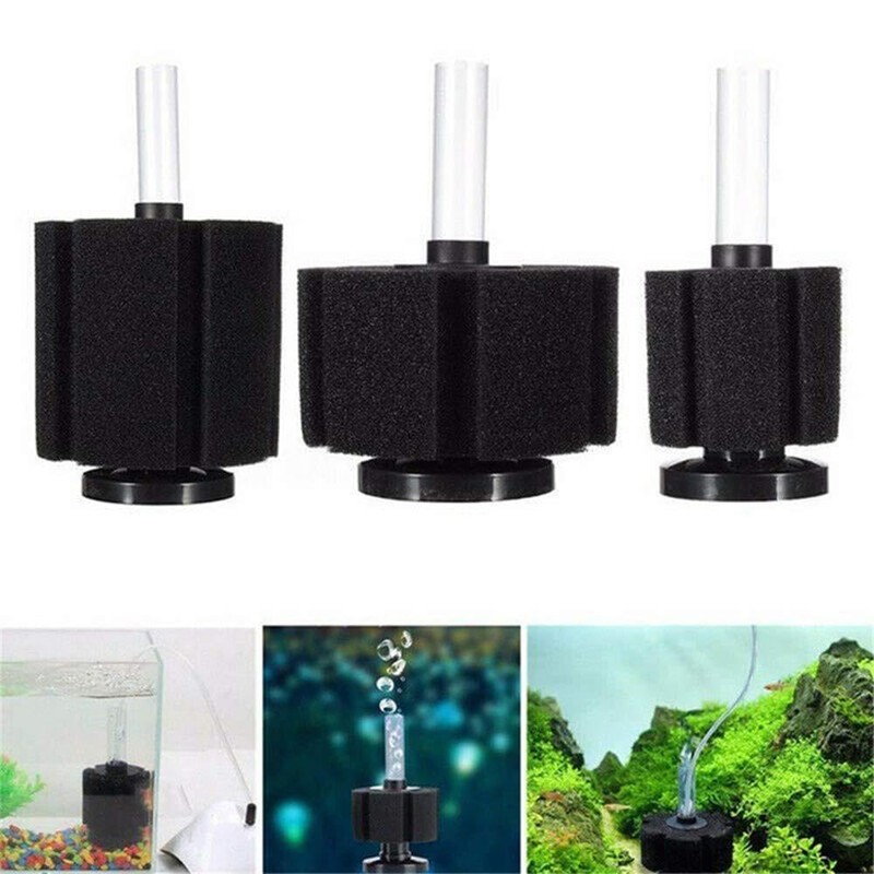SagaSave 1Pcs Aquarium Bio Sponge Filter Quiet Small Fish Foam