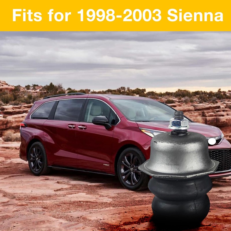 Yukauto Rear Bump Stops, Fit for Toyota 1998-2003 Sienna Rear