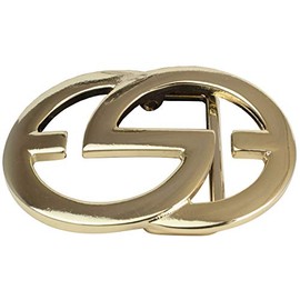 BELTINGER Emil Belt Buckle 4.0 cm | Buckle Interchangeable Buckle Belt Buckle 40 mm Solid | Press Stud Belt up to 4 cm, Shiny Gold