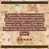 Xplorer Maps Arches and Canyonlands National Park Map Pouch Tote