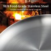 Sumerflos 304 (18/8) Stainless Steel Dinner Plates, 10" Round Salad