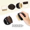 Beard Brush Wild Boar Bristles for Men Grooming Trimming Brushes