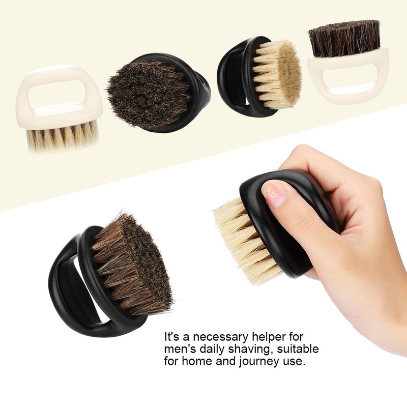 Beard Brush Wild Boar Bristles for Men Grooming Trimming Brushes