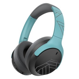 PowerLocus Bluetooth Headphones Over Ear, 60H Playtime, 4 EQ Modes Wireless Headphones with Microphone, Hi-Fi Stereo Deep Bass Foldable Headphone, Soft Foam Ear Cups,Fast Charging for Travel/PC/Phones