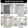 Decorative Shower Curtain Hooks, Luxury Bowknot Shower Curtain Rings, Modern