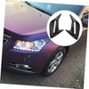 MAGICLULU 1Pair Car Hood Air Vents Stickers Decorative Vehicle Bonnet