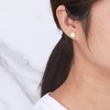 Philip Jones Gold Plated Round Dot Stud Earrings