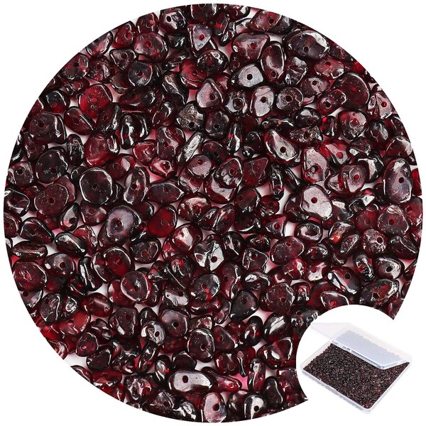 456 PCs Natural Chip Stone Beads, 5-8mm Irregular Multicolor Gemstones