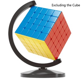 Oostifun MoYu 6.0 Cube Globe Cube Stand Cube Display Stand Innovative Cube Holder Cube Tripod, 9.4 x 7.4 x 12.7 cm, Only for 6.0-6.1 cm Five Layers 5 x 5 Cubes, Black