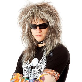 ALLAURA 80's Tina Rock Diva Costume Wig