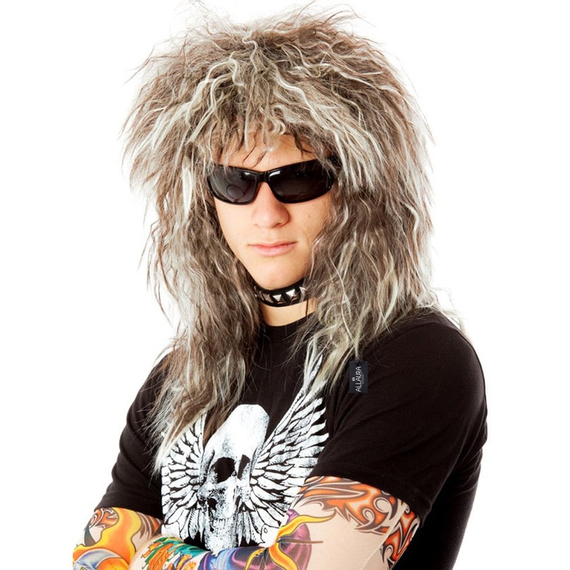 ALLAURA 80's Tina Rock Diva Costume Wig