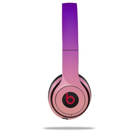 WraptorSkinz Skin Compatible with Beats Solo 4, Solo 3 and Solo 2 Wireless Headphones - Smooth Fades Pink Purple - Decal Vinyl Wrap (Headphones NOT Included)