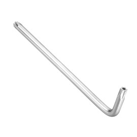 CoCud Tamper Proof Torx Key T45 Torx Nickel Plated L Shape Star Key - (Applications: for Basic Home Repairs and Mechanical Maintenance) - 1 Piece