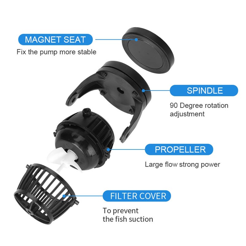 Tiny Force Wave Maker Pump Marine Aquarium Wave Maker Water